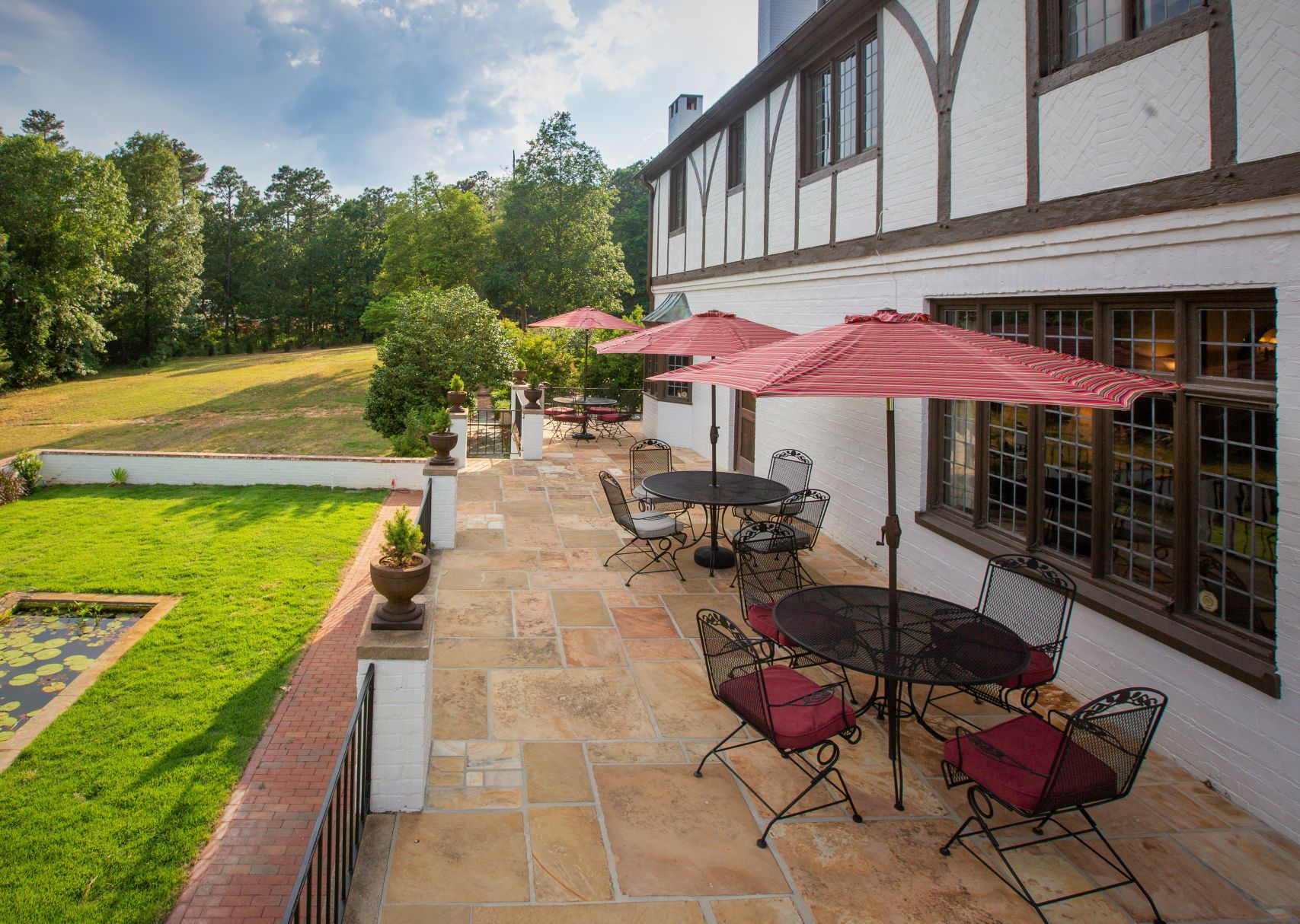 Duncraig Manor rear terrace